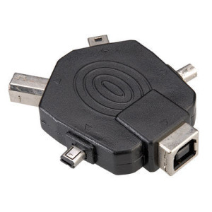 Adattatore multiplo usb+connet.