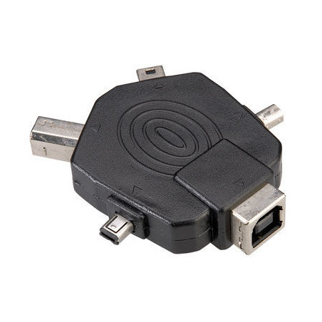 Adattatore multiplo usb+connet.