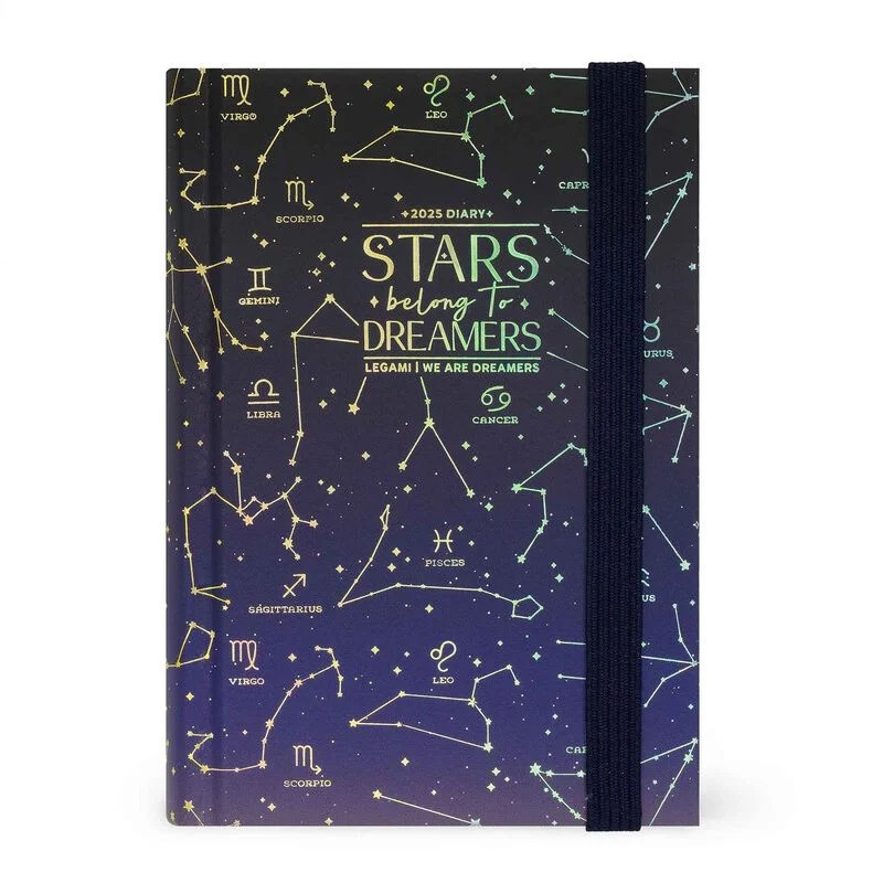 Agenda giornaliera Mini Legami 12 Mesi - 2025 - Small Photo Daily Diary - Stars