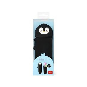 Astuccio 2 In 1 Morbido Silicone KAWAII LEGAMI - Penguin