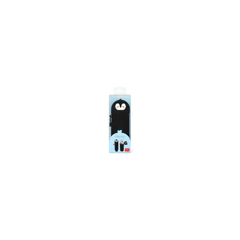 Astuccio 2 In 1 Morbido Silicone KAWAII LEGAMI - Penguin