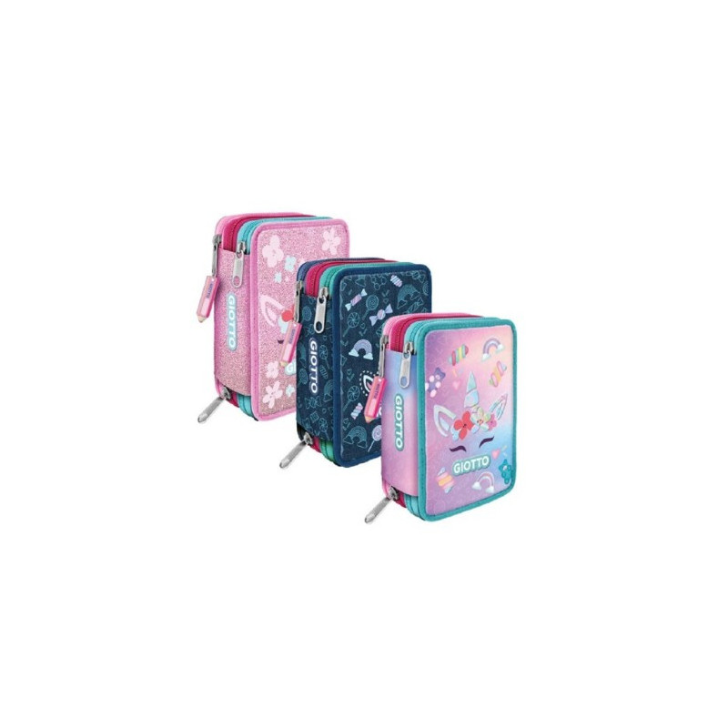 Astuccio 3 zip Giotto Candy collection