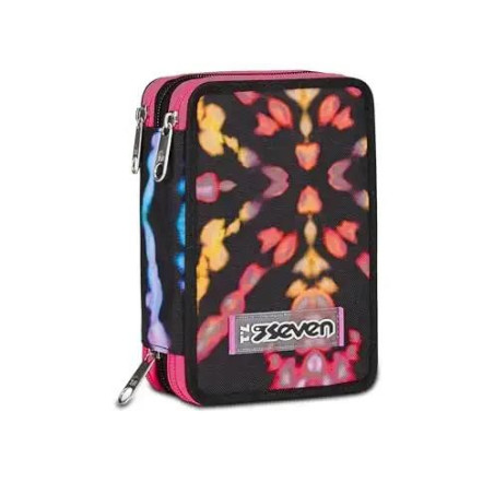 Astuccio 3 zip Seven retrocolor
