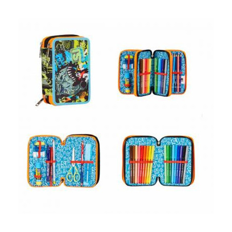 Astuccio 3 zip Seven SJ GANG rexme