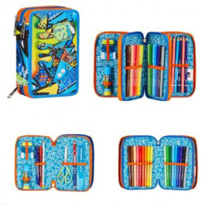 Astuccio 3 zip Seven SJ spherefull boy