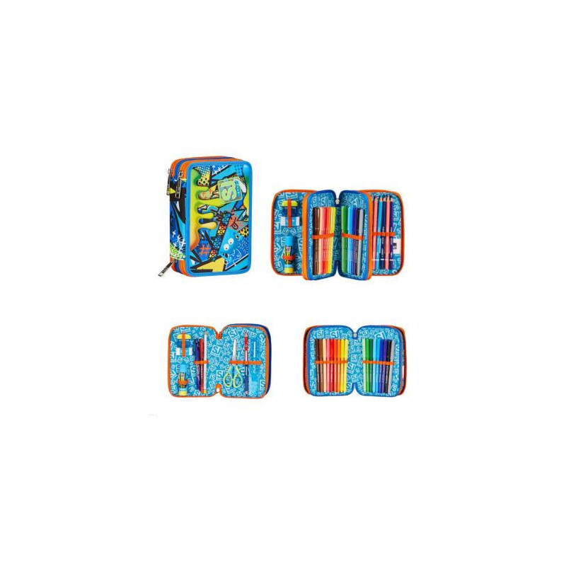 Astuccio 3 zip Seven SJ spherefull boy