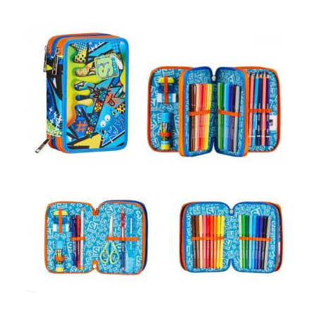 Astuccio 3 zip Seven SJ spherefull boy
