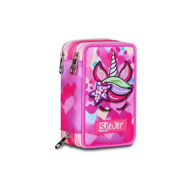 Astuccio 3 zip UNICORNSIDE GIRL Seven SJ ever