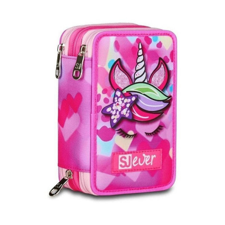 Astuccio 3 zip UNICORNSIDE GIRL Seven SJ ever