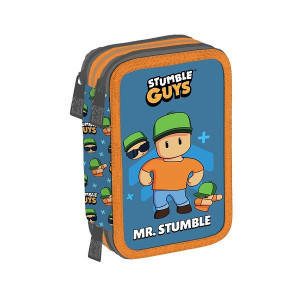 ASTUCCIO 3 ZIPPER - 44 PEZZI  Stumble guys