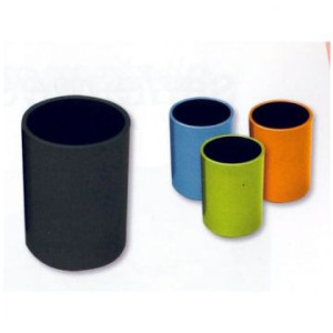 Bicchiere portapenne in plastica vari colori