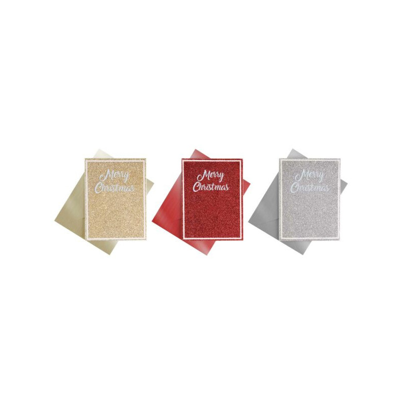 Biglietti di Natale Glitter Colourbook