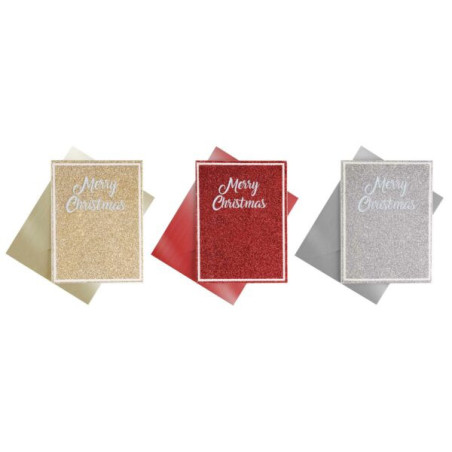 Biglietti di Natale Glitter Colourbook