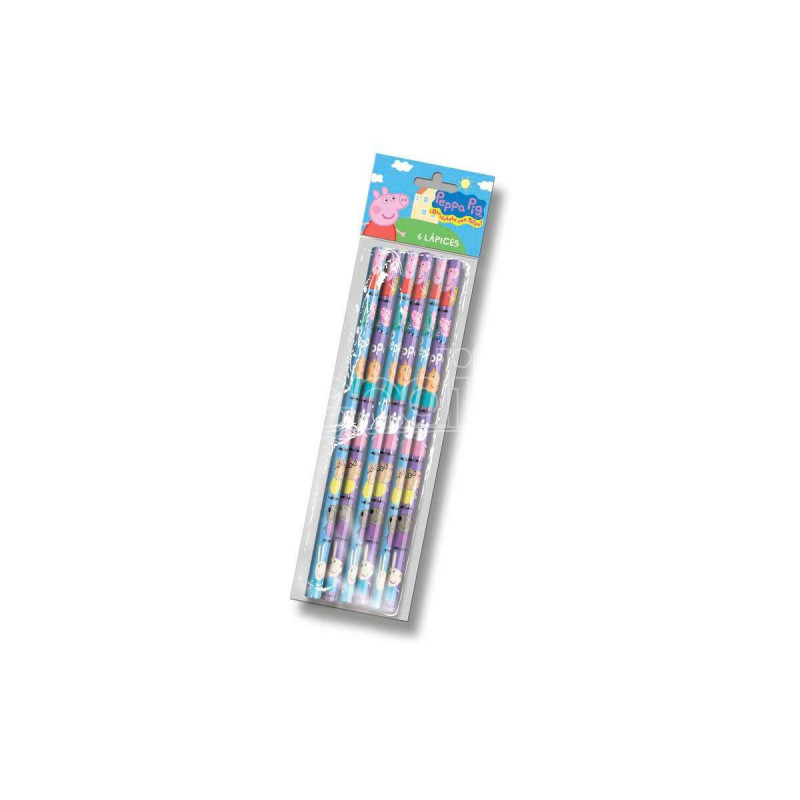Blister 6 matite Peppa Pig