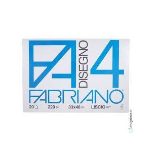 Blocco da disegno F4 20ff 3348 LISCIO