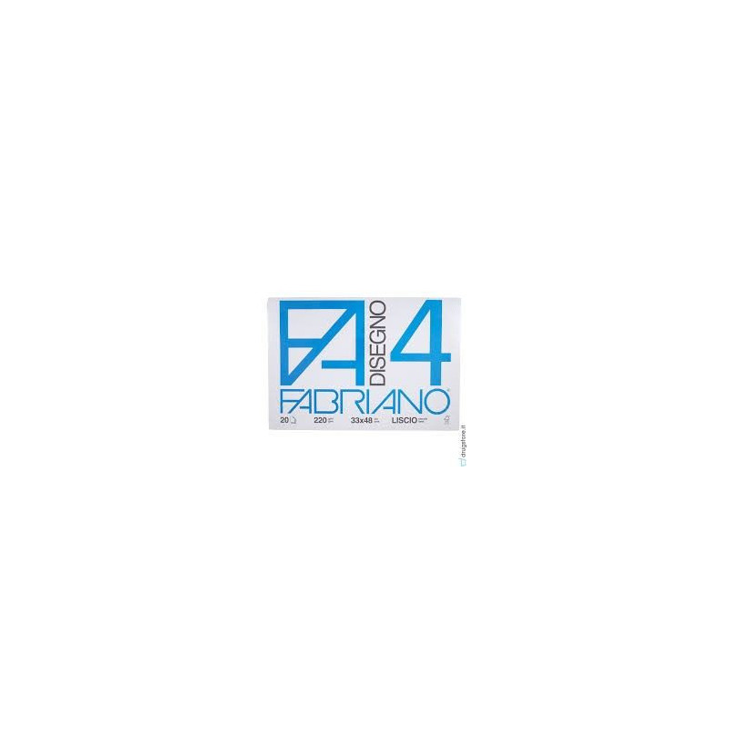 Blocco da disegno F4 20ff 3348 LISCIO