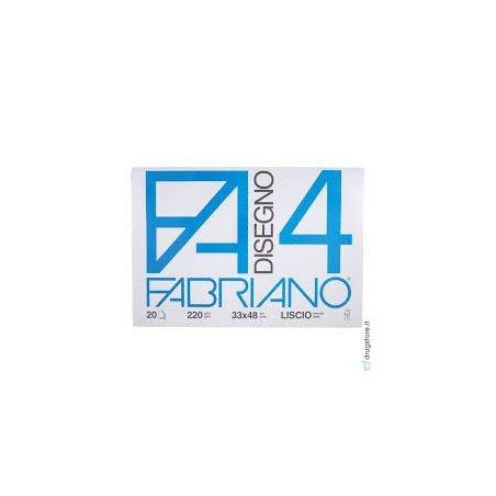 Blocco da disegno F4 20ff 3348 LISCIO