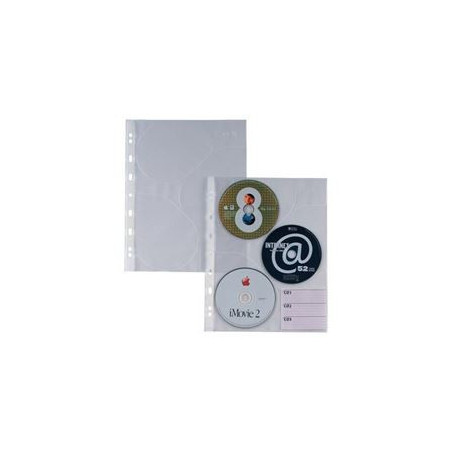 Buste 4 fori A4 per cd 10 pz.