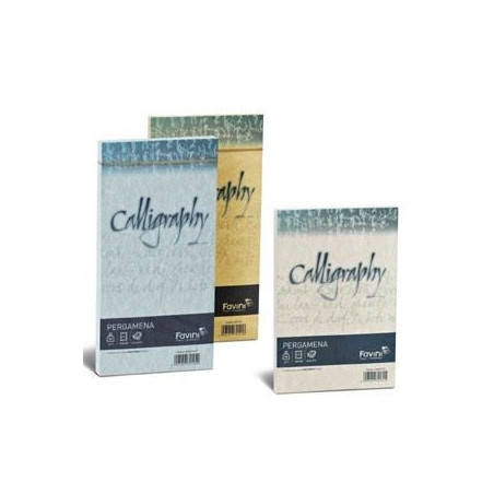 Buste Calligraphy Pergamena 11x23 gr.90 Verde 25 Pz.