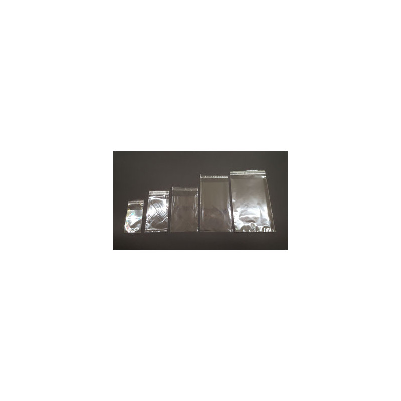 Buste Cellophan 13x15+4 adesive 50pz