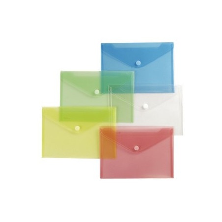 Buste con velcro A4 verde