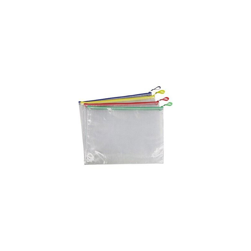 Buste pvc con lampo 23x33