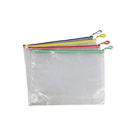 Buste pvc con lampo 23x33