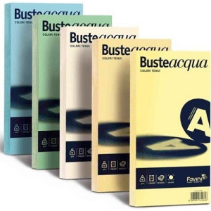 Buste Rismacqua 11x23 90gr. celeste 25pz