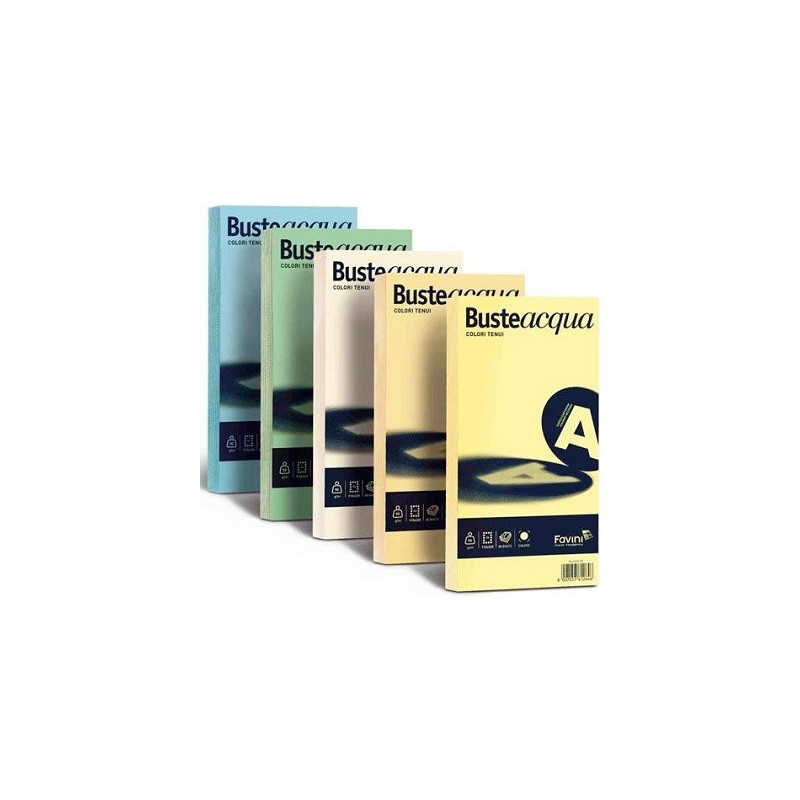 Buste Rismacqua 11x23 90gr. celeste 25pz