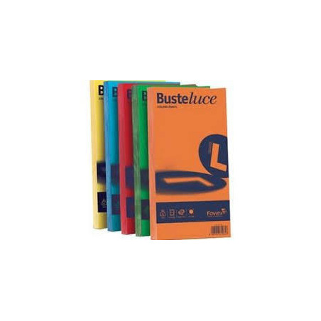 Buste Rismaluce 11x23 90gr. giallo sole 25pz