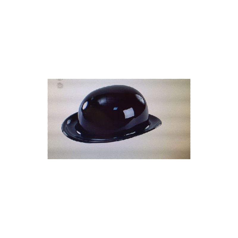 Cappello Bombetta in plastica tipo Charlie Chaplin