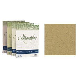 Carta Calligraphy Nature oliva 250gr 50 ff