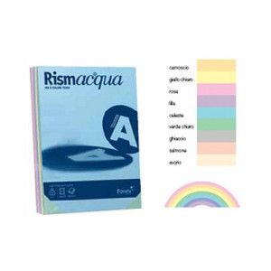 Carta Color A3 200gr Rismacqua 125fg celeste
