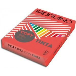 Carta Color A4 200gr Copy Tinta rosso 100fg