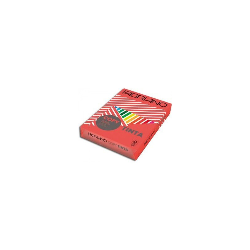 Carta Color A4 200gr Copy Tinta rosso 100fg