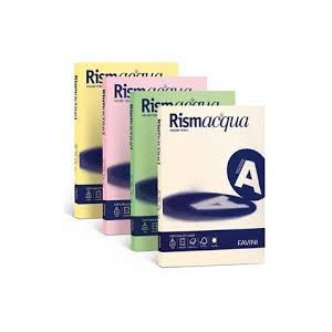 Carta Color A4 200gr Rismacqua 125fg rosa