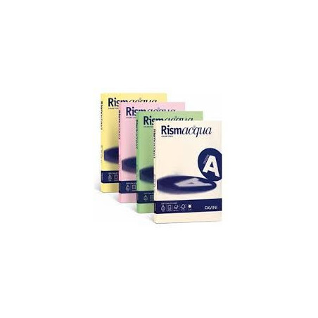 Carta Color A4 200gr Rismacqua 125fg rosa