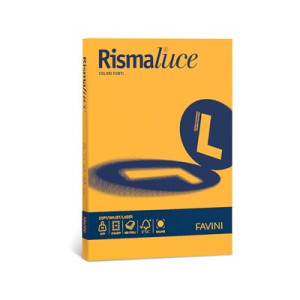 Carta Color A4 200gr Rismaluce 125fg Giallo Oro