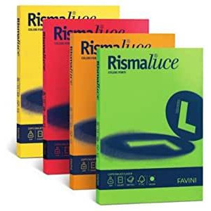 Carta Color A4 200gr Rismaluce 125fg Pistacchio