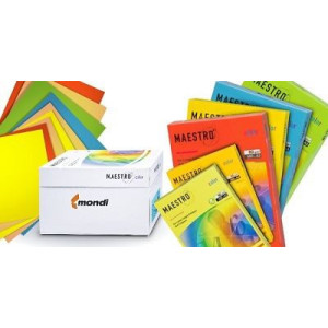 Carta Color A4 80gr Maestro 500fg rosa