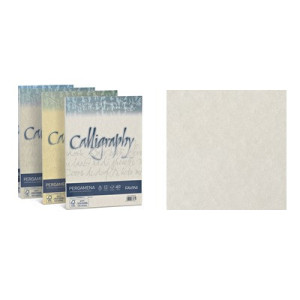 Carta Pergamena Calligraphy  A4 200gr. 50ff perla