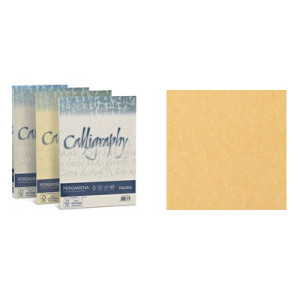 Carta Pergamena Calligraphy  A4 90gr. 50ff oro