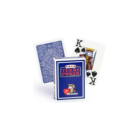 Carte da gioco Modiano Texas Poker blu