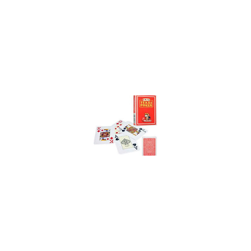 Carte da gioco Modiano Texas Poker rosse
