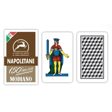 Carte da gioco Napoletane Modiano marrone