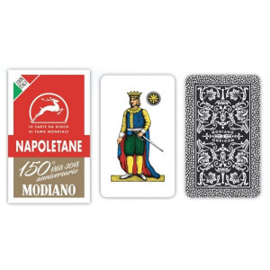 Carte da gioco Napoletane Modiano rosse