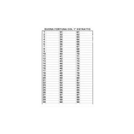CARTELLONE 1°ESTRATTO