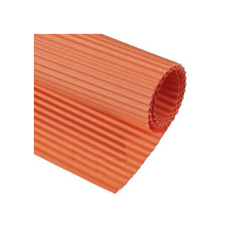 Cartoncino ondulato arancio chiaro