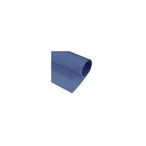 Cartoncino ondulato blu scuro