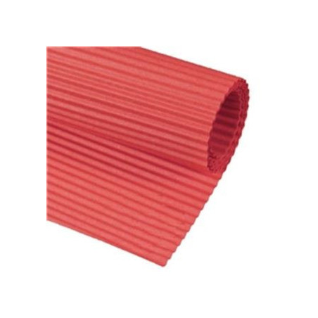 Cartoncino ondulato rosso